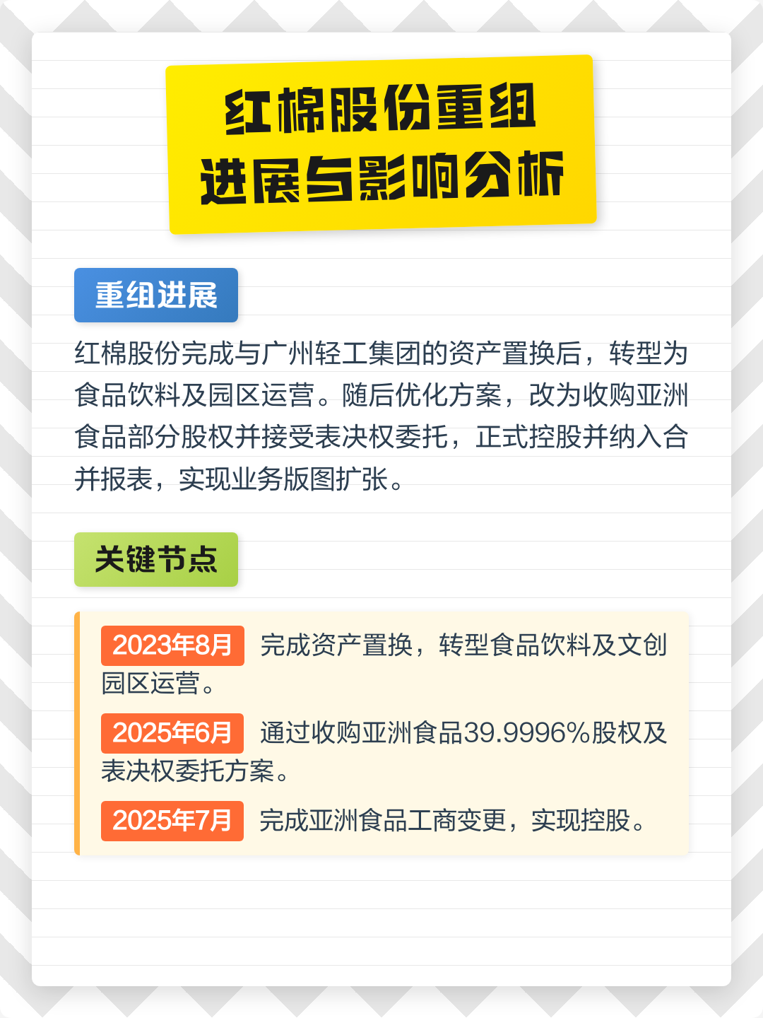 无锡市食品资产重组(食品资产重组案例)